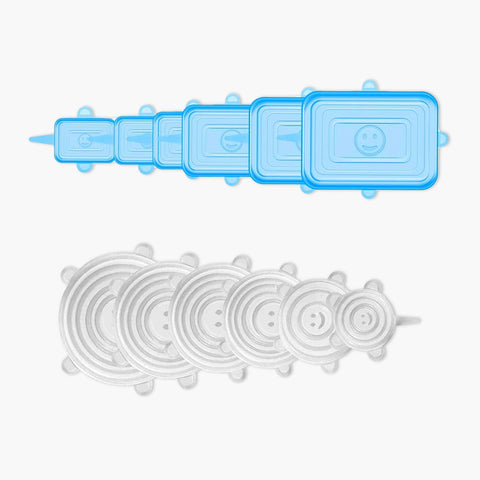 Silicone Stretch Lids 12 Pack - DI ORO