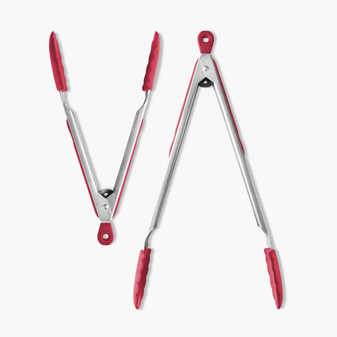2-Piece Kitchen Tongs Set (9-Inch and 12-Inch) - DI ORO