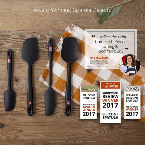 4-Piece Seamless Spatula Set - DI ORO