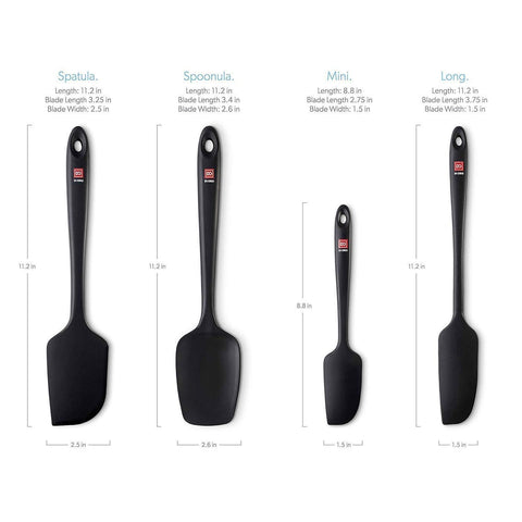 4-Piece Seamless Spatula Set - DI ORO