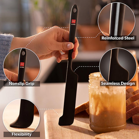5-Piece Seamless Jar Spatula Set - DI ORO