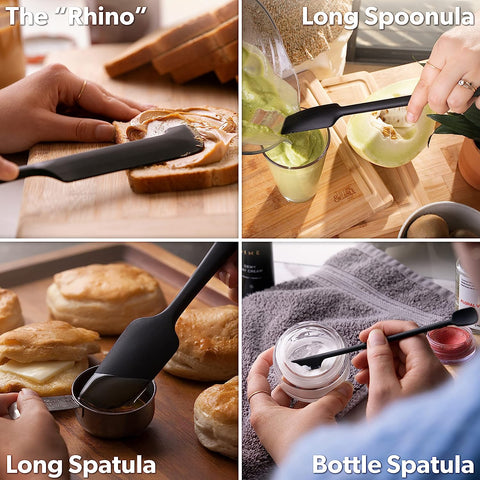 5-Piece Seamless Jar Spatula Set - DI ORO
