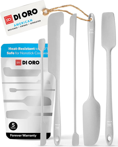 5-Piece Seamless Jar Spatula Set - DI ORO