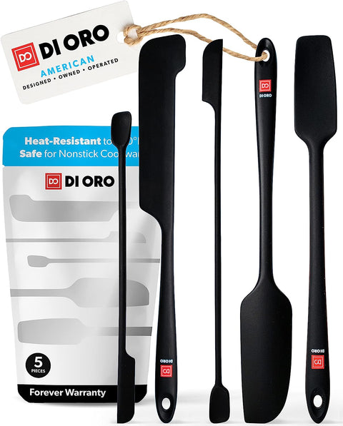 5-Piece Seamless Jar Spatula Set - DI ORO