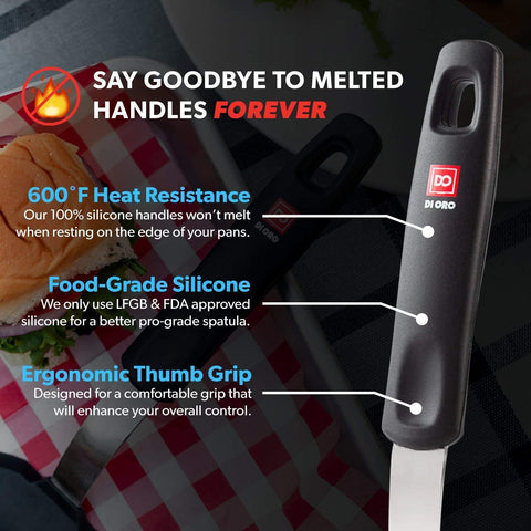 Designer Series Essential Spatula Set: Classic + Cookie - DI ORO