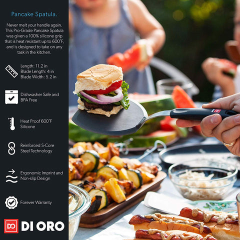 Designer Series Everyday 3-Piece Spatula Turner Set - DI ORO