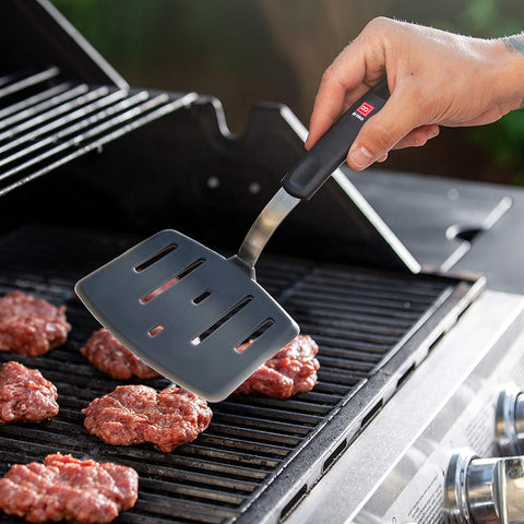 Designer Series Wide Slotted Turner Spatula - DI ORO