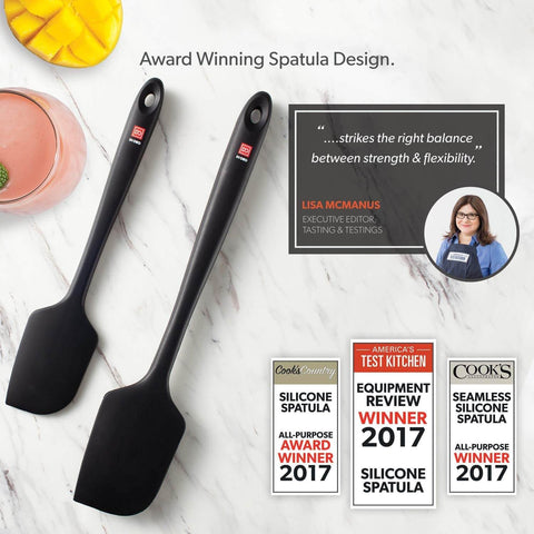 DI ORO Seamless Series Pro 14 Inch Extra Large Silicone Spatula - DI ORO