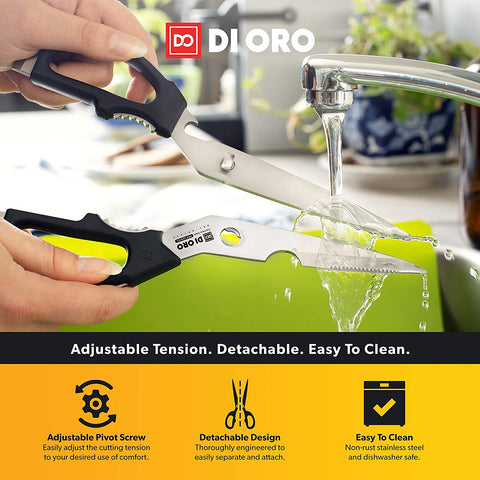 High-Carbon Stainless Steel Multi-Purpose Kitchen Scissors - DI ORO