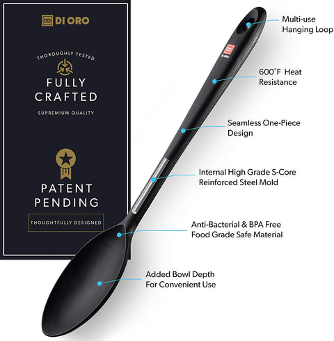 Seamless Series Solid Silicone Spoon - DI ORO